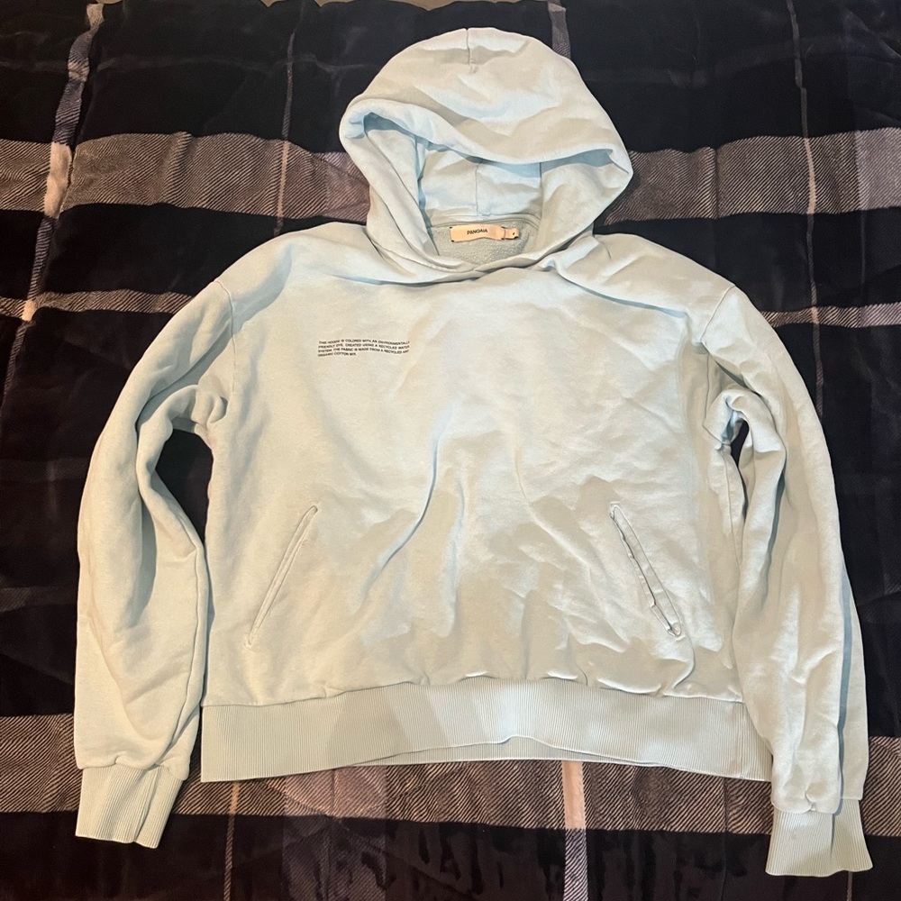 Pangaia Signature 365 Baby Blue Hoodie Women's Small